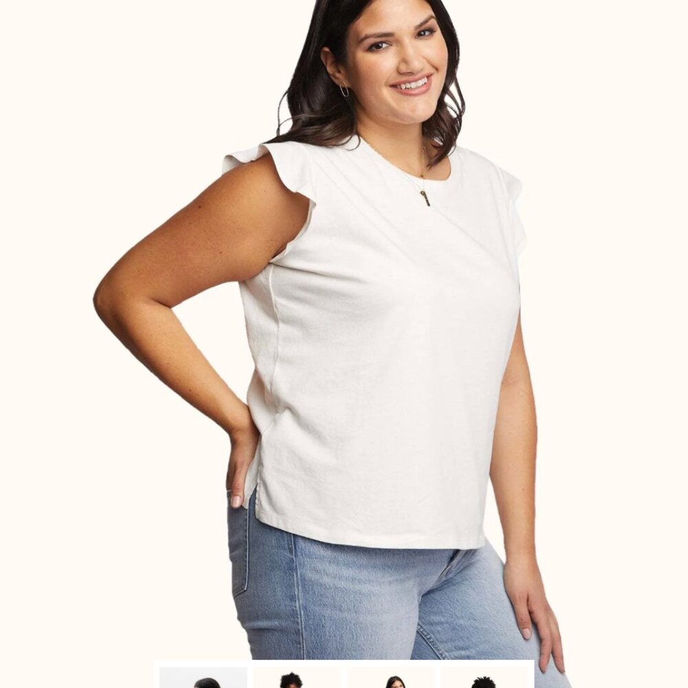 ABLE - Toni Ruffle Tank - Picture 2 of 2